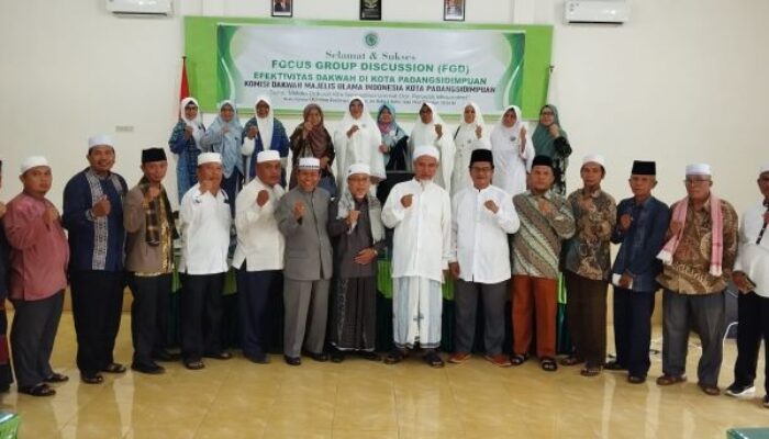 MUI Gelar FGD Efektivitas Dakwah Kota Padangsidimpuan