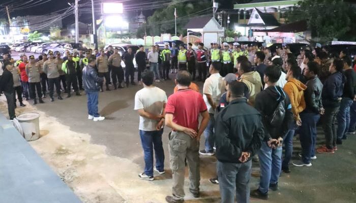 Polres Simalungun Patroli Skala Besar Antisipasi Geng Motor Dan Balap Liar