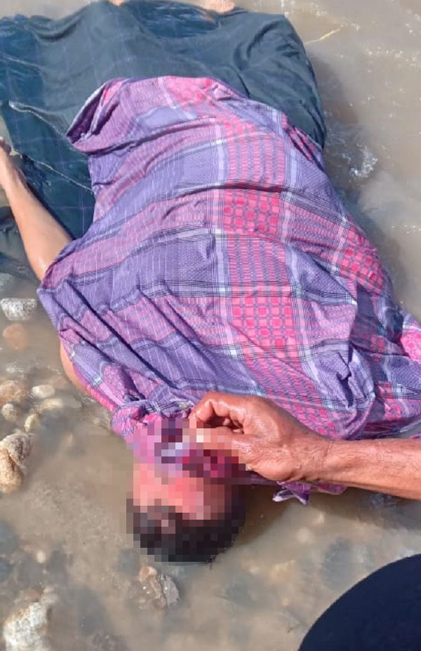 Redy Yansyahry bin Sahidin, seorang petani warga Desa Tanjung Aman Kecamatan Darul Hasanah, hanyut ditemukan meninggal dunia di Sungai Mamas. Waspada/Seh Muhammad Amin
