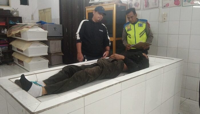 Warga Sibungabunga Tewas Usai Tabrak Truk Berhenti Di Simpang Hinalang