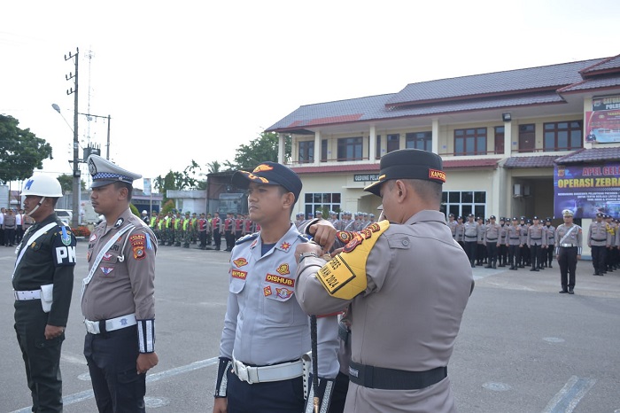 Polres Langsa Apel Ops Zebra Seulawah Wujudkan Kamseltibcarlantas Polres Langsa Apel Ops Zebra Seulawah Wujudkan Kamseltibcarlantas