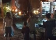 Truk CPO Tabrak Warung Di Torgamba, 3 Kritis