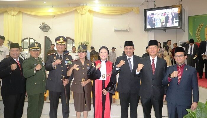 Kapolres Langkat Hadiri Pelantikan Anggota DPRD Langkat Periode 2024-2029