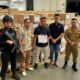 Divisi Teknis Komisi Independen Pemilihan (KIP) Agara, Hakiki Wary Desky, SH, M. Kn, nomor 2 sebelah kanan, mereka saat memantau langsung proses pencetakan surat suara untuk Pemilukada paslon bupati dan wakil bupati Aceh Tenggara di percetakan PT Mancanan Jaya Cemerlang Kabupaten Klaten Provinsi Jawa Tengah. Waspada/Seh Muhammad Amin