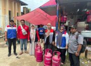 Pertamina EP Rantau Respon Cepat Salurkan Bantuan Terdampak Banjir