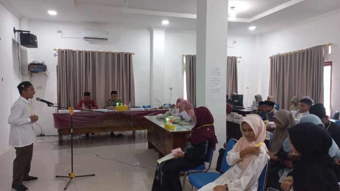 Dewan Hakim melakukan seleksi peserta MTQ XXXVIII 2025 di Aula LPTQ Kabupaten Aceh Timur di Idi, Rabu (16/10). Waspada/Muhammad Ishak