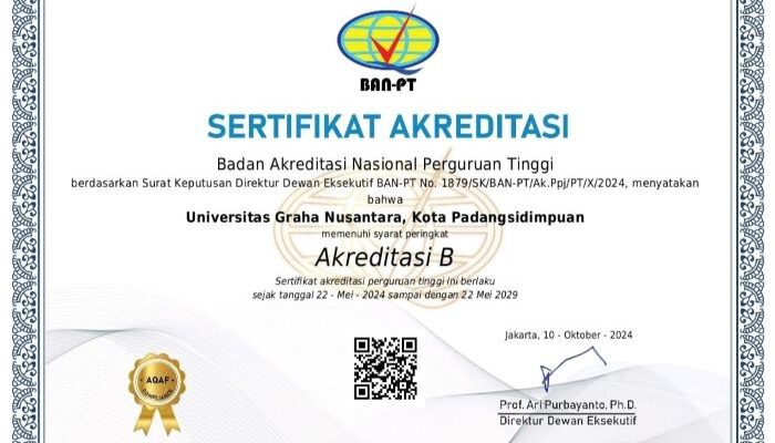 BAN-PT Aktifkan Kembali Akreditasi UGN Padangsidimpuan