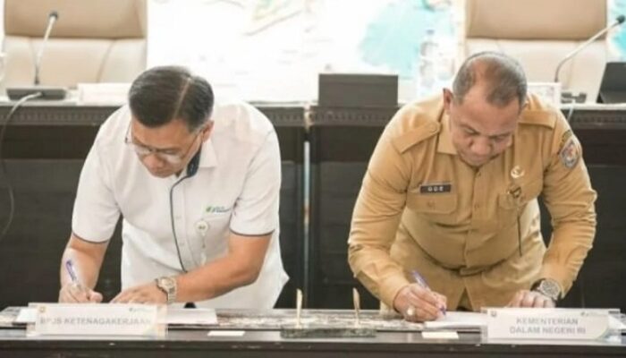 Kemendagri Dan BPJS Ketenagakerjaan Jalin Kerja Sama