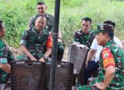 Kapolres P.Siantar Hadiri Kunker Wadanpusterad Dalam Wasev TMMD Ke-122