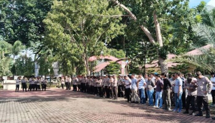 Polres Langkat Siap Amankan Pelantikan Presiden Dan Wakil Presiden