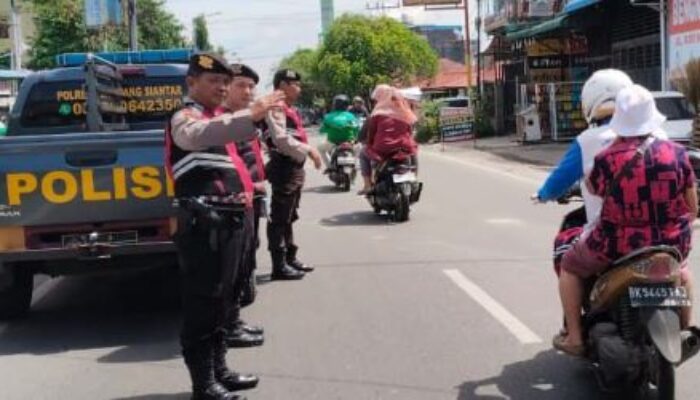 Antisipasi Gangguan Kamtibmas, Polres P.Siantar Patroli