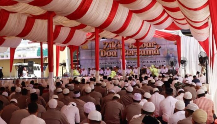 Polresta Banda Aceh Gelar Zikir Akbar Dan Doa Bersama Untuk Pilkada Damai