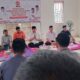 HM Salim Fakhry Cabup Agara saat menyampaikan sambutannya pada acara konsolidasi pemenangan Pilkada serentak yang dilaksanakan oleh PKS. Waspada/Seh Muhammad Amin