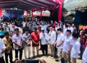 Paslon BAGUSI Tapsel, Nobar Pelantikan Presiden RI Bersama Masyarakat