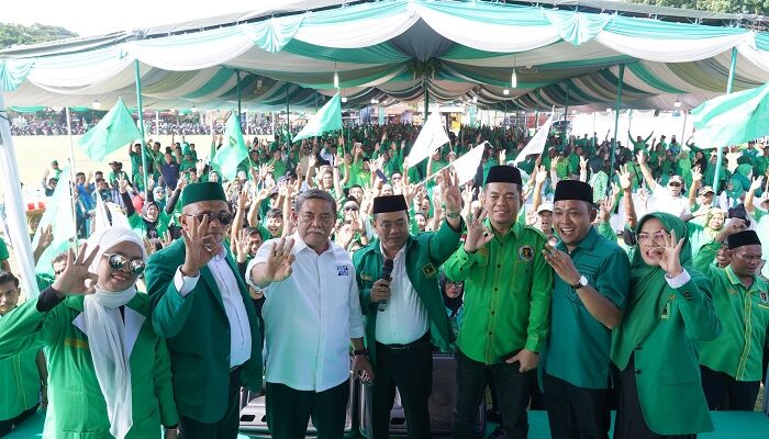 Konsolidasi Akbar, Ribuan Kader PPP Dibaiat Wajib Menangkan Yusuf-Bayu Di Pilkada Deliserdang