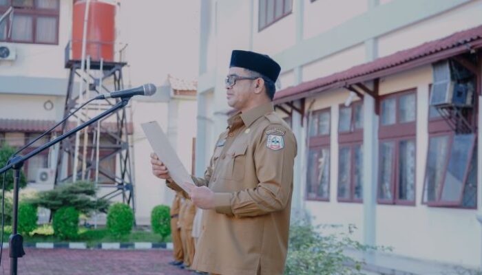Apel Gabungan Perdana, Pj Bupati Agara Minta ASN Jaga Netralitas