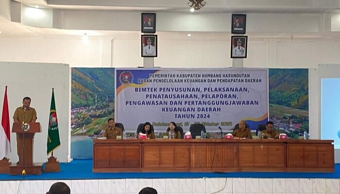 Pemkab Humbahas Bimtek Penatausahaan Keuangan