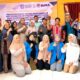 Tim PKM IPTS foto bersama dengan warga yang tergabung dalam Kelompok Tani Situmba, Kecamatan Sipirok, Tapsel. Waspada/ist.