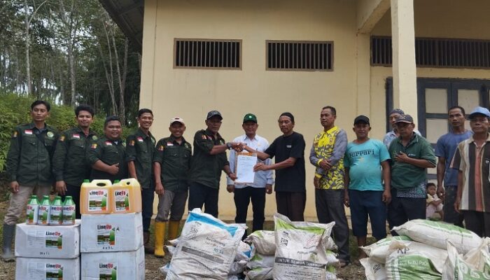 KP3-Pusaka Belumpur Salurkan Pupuk Dan Herbisida Bagi Petani PSR