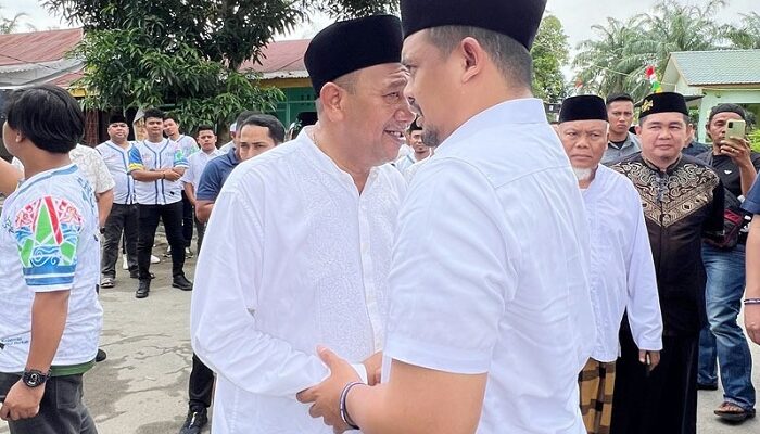 Bang Ondim Sambut Bobby Di Pesantren Ulumul Qur’an Stabat