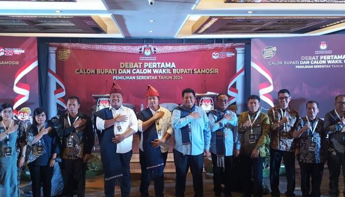 Debat Perdana Pilkada Samosir 2024 Digelar