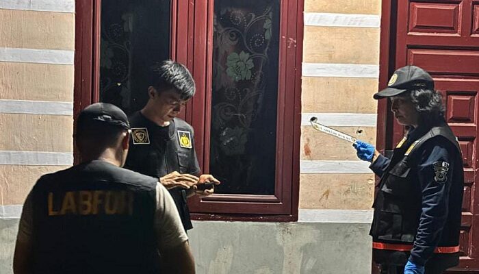 Tim Labfor Poldasu Dalami Kasus Penembakan Rumah Anggota Polri Di Aceh Timur