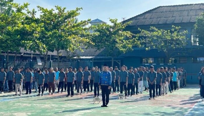 Upacara Hari Sumpah Pemuda Di Lapas Labuhanruku Khidmat