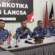 Kalapas Narkotika Langsa Machda Landasny adakan rapat tindak lanjut arahan Menteri Imigrasi dan Pemasyarakatan dengan seluruh pegawainya, Senin (28/10).