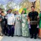 Calon Bupati dan Wakil Bupati Sergai Darma Wijaya dan Adlin Tambunan bersama Ketua PPP Sergai yang juga Anggota DPRD Sumut Sugiatik, Anggota DPRD Sergai dari PPP Sutrisno dan Marwan Ali, Senin (28/10) kemarin di objek wisata pantai mangrove Kampung Nipah Desa Sei Nagalawan Kec.Perbaungan. (Waspada/Edi Saputra)