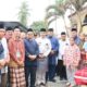 MANAJEMEN IP Pangkalansusu serahkan bantuan kepada korban kebakaran. Waspada/Ist