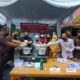 Kasi Pengelola Barang Bukti dan Barang Rampasan Azmi Novendri dan Kasi Pidum Naharuddin Rambe, bersama perwakilan Sat Narkoba Polres Asahan, PN Kisaran, BNN, Dinas Kesehatan Kab Asahan, serta PWI Asahan, memusnahkan BB Narkotika. Waspada/Bustami Chie Pit