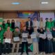 Para peserta workshop yang berada di IAIN Langsa saat melakukan foto bersama pada hari pertama.(Waspada/Ibnu Sa'dan)