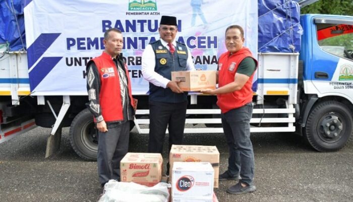 Pj Gubernur Kirim Bantuan Korban Kebakaran Simeulue