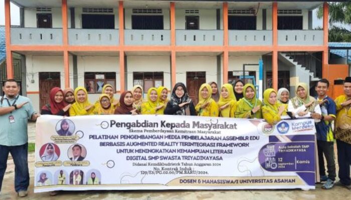 Dosen UNA Tingkatkan Keterampilan Guru SMP Triyadikayasa