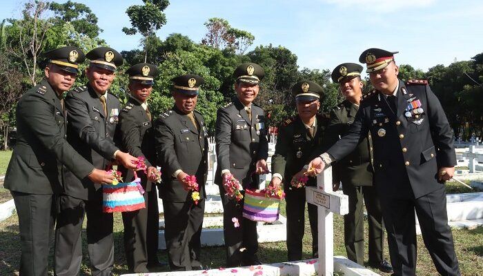 Kapolres Hadiri Ziarah HUT Ke-79 TNI Di TMP Nagur