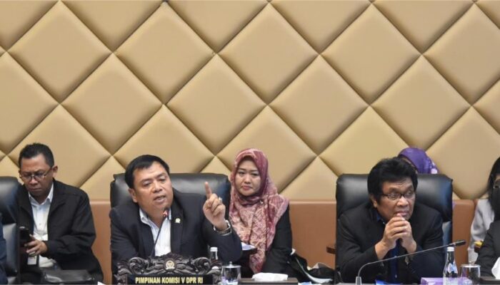 Rapat Perdana Komisi V DPR Selaraskan Fokus Kerja Dampak Nomenklatur Baru