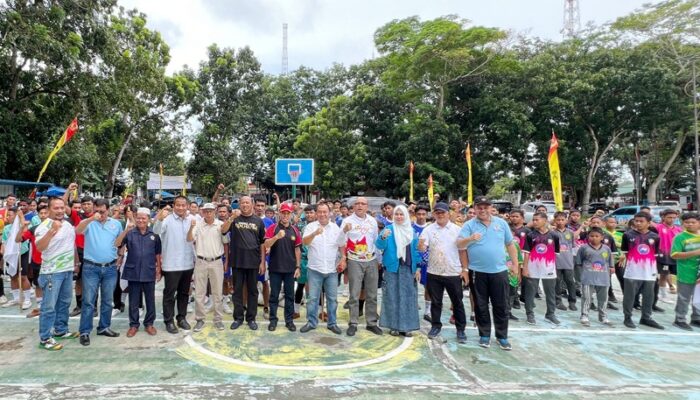 Kejurkab Sepak Takraw Langkat Dimulai, Syah Afandin Berpesan Tampillah Sebagai Satria