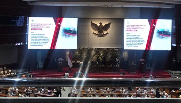 DPR Gelar Rapat Paripurna Penetapan AKD, Komposisi Dan Ruang Lingkup Kerja