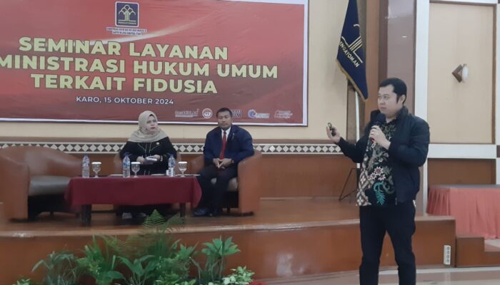 Tingkatkan Layanan AHU, Kanwil Kemenkumham Sumut Seminar Layanan Jaminan Fidusia