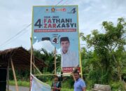 Puluhan APK Fathani-Zarkasyi Dirusak OTK