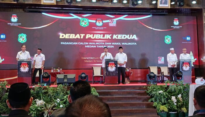 Debat Publik Kedua Pilkada Medan Sempat Ricuh Di Awal
