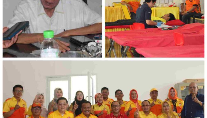 HUT Ke 67 PDK Kosgoro 1957 Sumut, Gelar Donor Darah Dan Bakti Sosial
