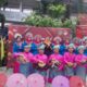 PERSEMBAHAN Tarian oleh siswa SMA1 Medan. Waspada/ist