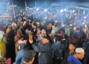 Ribuan Massa Doakan Paslon SAH Menang Dalam Pilkada Agara