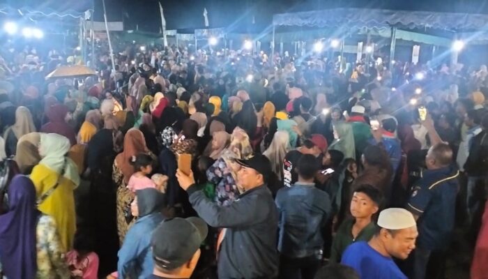 Ribuan Massa Doakan Paslon SAH Menang Dalam Pilkada Agara
