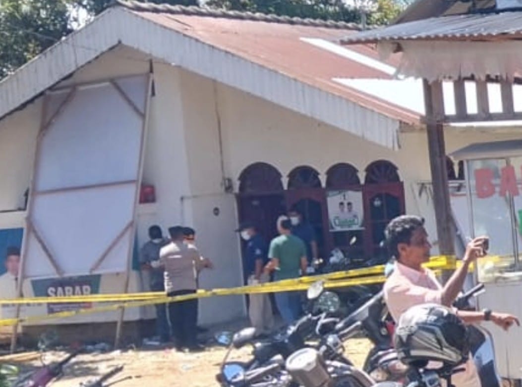 Posko Pemenangan Paslon Bupati Pijay Diteror Senjata Api