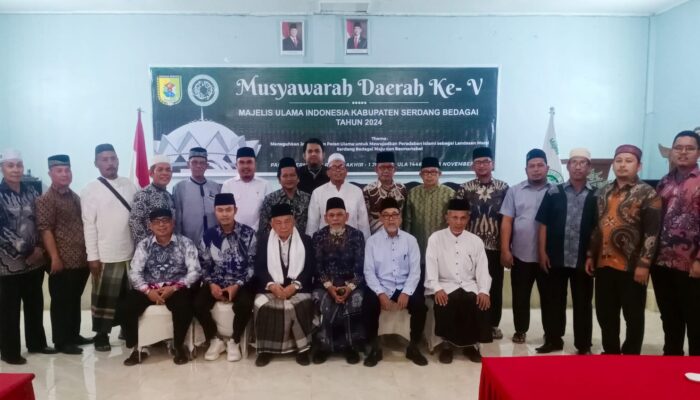 H Hasful Huznain Kembali Pimpin MUI Sergai