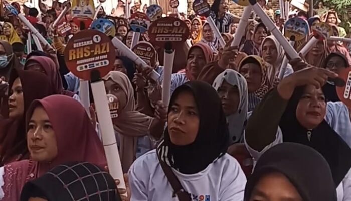 Hatonduhan Digoyang, Kaum Perempuan Siap Menangkan Pasangan RHS-AZI