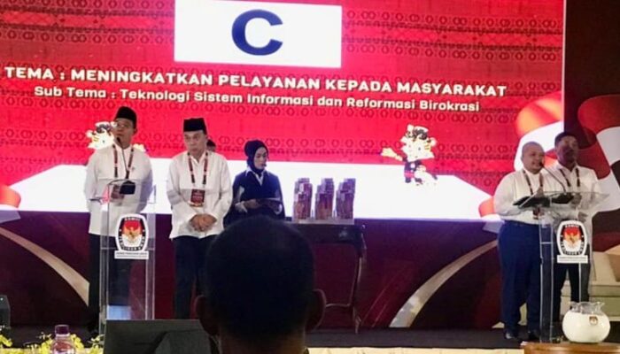 Debat Kandidat Pilkada Tapsel, Paslon Nomor 1 BAGUSI Lebih Unggul Dan Tak Emosian