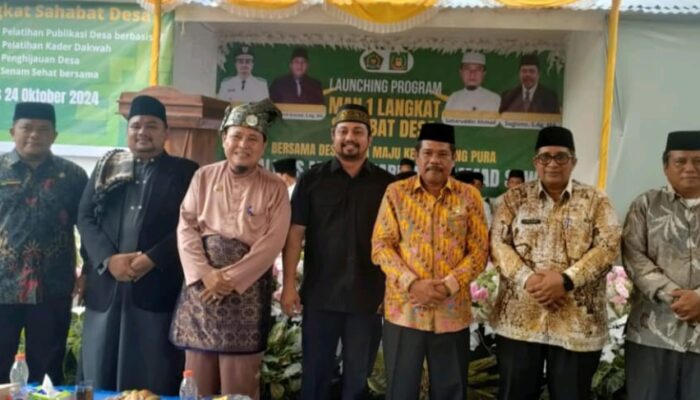 Launching Program Unggulan MAN 1 Langkat Sahabat Desa Berlangsung Meriah